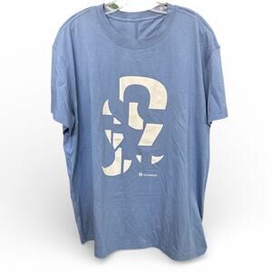 Lululemon All Yours Graphic Short Sleeve T-Shirt Water Drop Size 14 NWOT